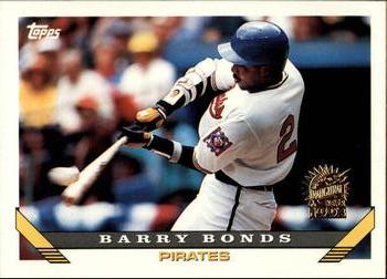 1993 Topps - Inaugural Marlins #2 Barry Bonds Front