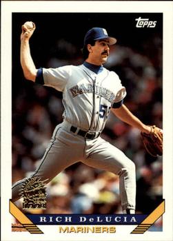 1993 Topps - Inaugural Marlins #152 Rich DeLucia Front