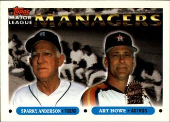 1993 Topps - Inaugural Marlins #506 Sparky Anderson / Art Howe Front