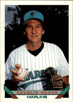 1993 Topps - Inaugural Marlins #520 Charlie Hough Front