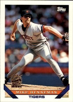 1993 Topps - Inaugural Marlins #756 Mike Henneman Front