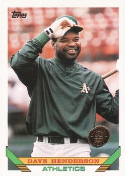 1993 Topps - Inaugural Rockies #473 Dave Henderson Front