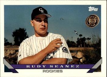 1993 Topps - Inaugural Rockies #676 Rudy Seanez Front