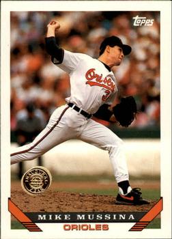 1993 Topps - Inaugural Rockies #710 Mike Mussina Front