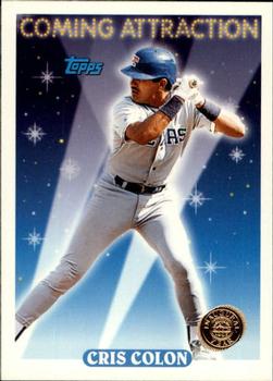 1993 Topps - Inaugural Rockies #809 Cris Colon Front