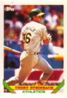 1993 Topps Micro #18 Terry Steinbach Front