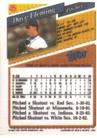 1993 Topps Micro #45 Dave Fleming Back