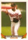 1993 Topps Micro #55 Mark McLemore Front