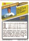 1993 Topps Micro #76 Kevin Appier Back