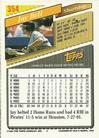 1993 Topps Micro #354 Jay Bell Back
