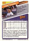 1993 Topps Micro #692 Chad Kreuter Back
