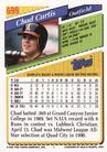 1993 Topps Micro #699 Chad Curtis Back