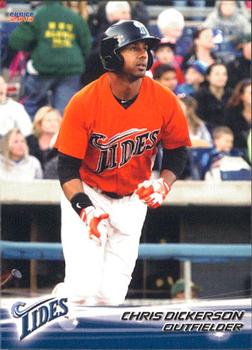 2013 Choice Norfolk Tides #14 Chris Dickerson Front