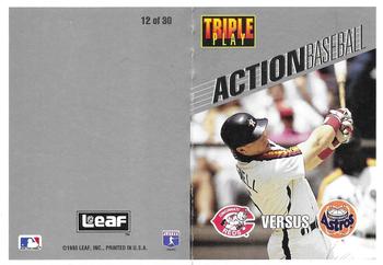 1993 Triple Play - Action Baseball Game #12 Reds vs Astros Front