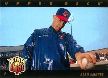 1993 Upper Deck - Gold Hologram #12 Alan Embree Front