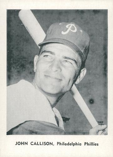 1961 Jay Publishing Philadelphia Phillies #NNO John Callison Front