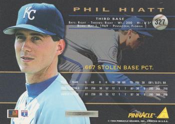 1994 Pinnacle - Artist's Proofs #327 Phil Hiatt Back