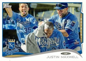 2014 Topps Kansas City Royals #KCR7 Justin Maxwell Front