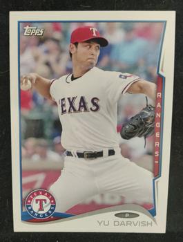 2014 Topps Texas Rangers #TEX-1 Yu Darvish Front