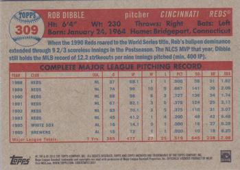 2015 Topps Archives #309 Rob Dibble Back