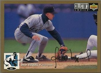 1994 Collector's Choice - Gold Signature #285 Omar Vizquel Front