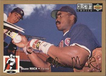 1994 Collector's Choice - Gold Signature #182 Shane Mack Front