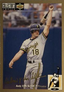 1994 Collector's Choice - Gold Signature #280 Andy Van Slyke Front