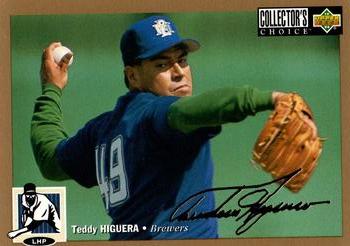 1994 Collector's Choice - Gold Signature #451 Teddy Higuera Front