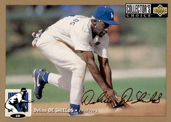 1994 Collector's Choice - Gold Signature #524 Delino DeShields Front