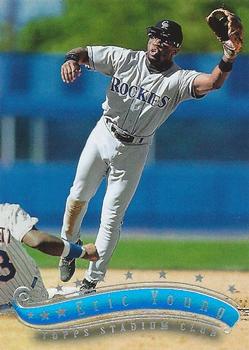 1997 Stadium Club #37 Eric Young Front