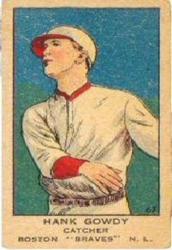 1919-21 W514 #67 Hank Gowdy Front
