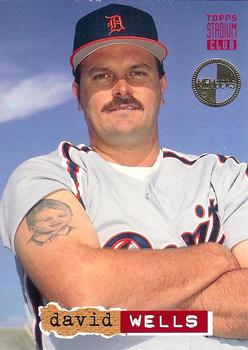 1994 Stadium Club - Members Only #617 David Wells Front
