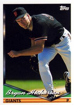 1994 Topps Bilingual #429 Bryan Hickerson Front