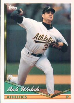 1994 Topps Bilingual #521 Bob Welch Front