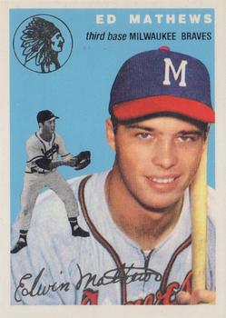 1994 Topps Archives 1954 - Gold #30 Eddie Mathews Front