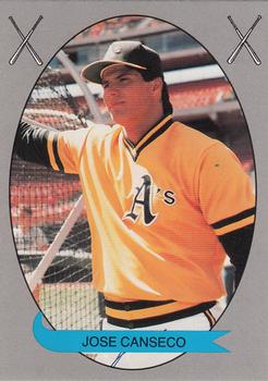 1989 Pacific Cards & Comics Crossed Bats (unlicensed) #13 Jose Canseco Front