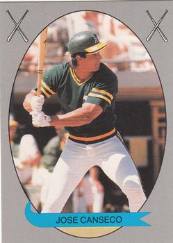 1989 Pacific Cards & Comics Crossed Bats (unlicensed) #14 Jose Canseco Front