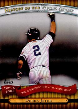 2010 Topps - History of the World Series #HWS21 Derek Jeter Front