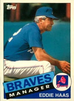 1985 Topps Traded #44T Eddie Haas Front