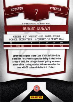 2010 Donruss Elite Extra Edition #7 Bobby Doran  Back