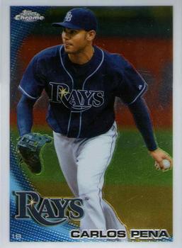 2010 Topps Chrome #101 Carlos Pena Front