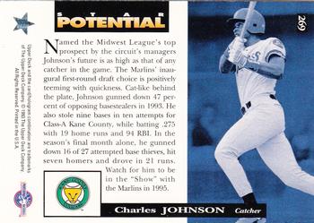 1994 Upper Deck Minor League #269 Charles Johnson Back