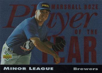 1994 Upper Deck Minor League - Player of the Year #PY6 Marshall Boze Front