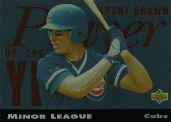 1994 Upper Deck Minor League - Player of the Year #PY8 Brant Brown Front