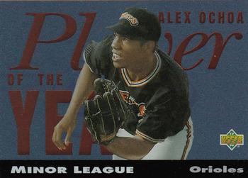 1994 Upper Deck Minor League - Player of the Year #PY16 Alex Ochoa Front