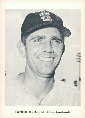 1960 Jay Publishing St. Louis Cardinals #NNO Ronnie Kline Front