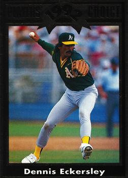 1992 Cartwrights Players Choice #40 Dennis Eckersley Front