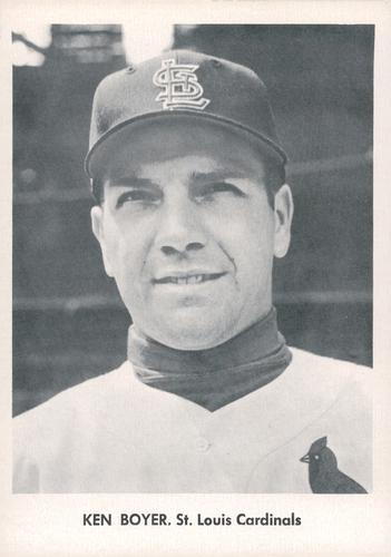 1958 Jay Publishing St. Louis Cardinals Set A #NNO Ken Boyer Front