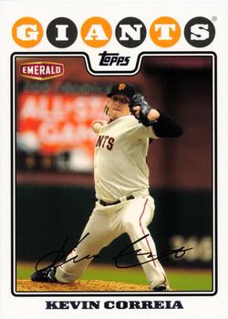 2008 Topps Emerald Nuts San Francisco Giants #SFG18 Kevin Correia Front