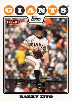 2008 Topps Emerald Nuts San Francisco Giants #SFG28 Barry Zito Front